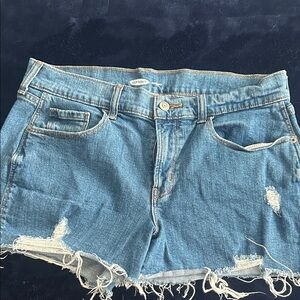 Old Navy Distressed Blue Jean Shorts